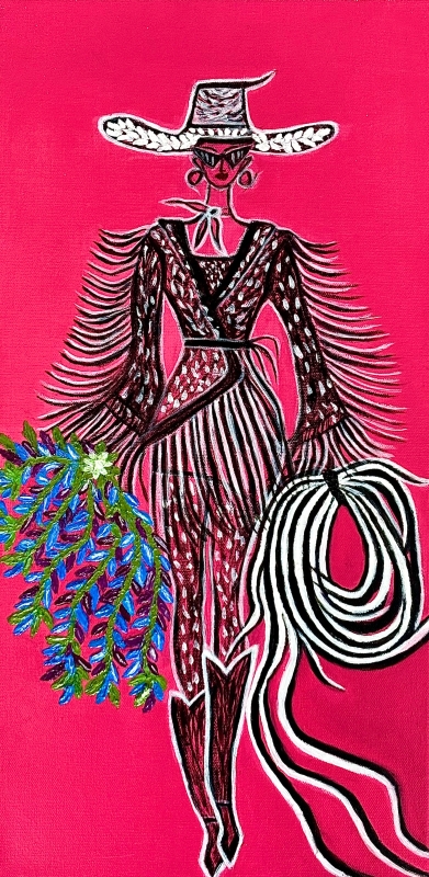 Texas Vogue 2 by artist Malen Reyes